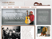 Tablet Screenshot of leadbelly.org